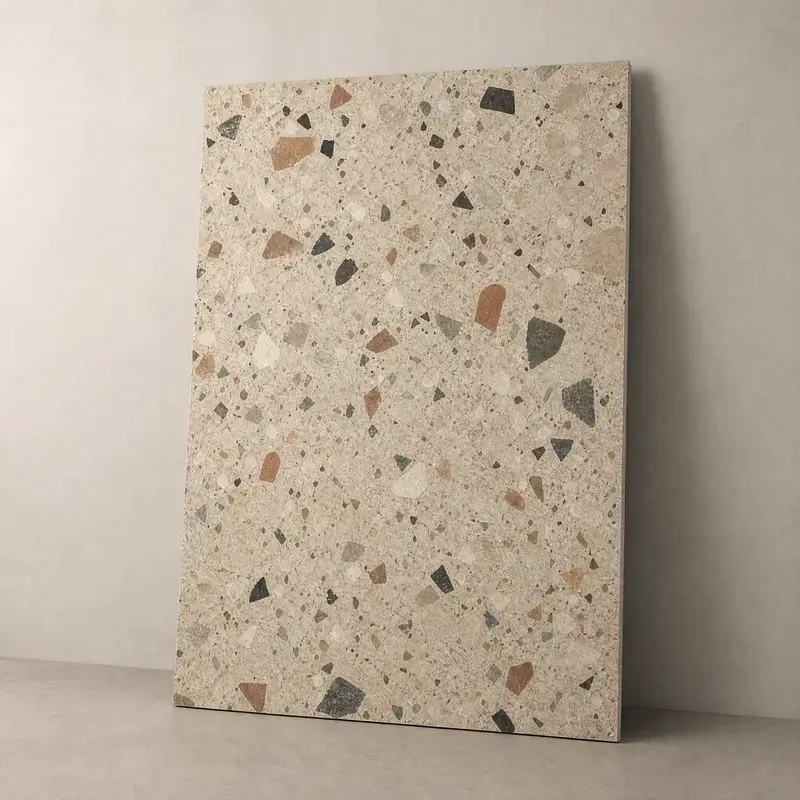 Terrazzo — Warm beige met accenten