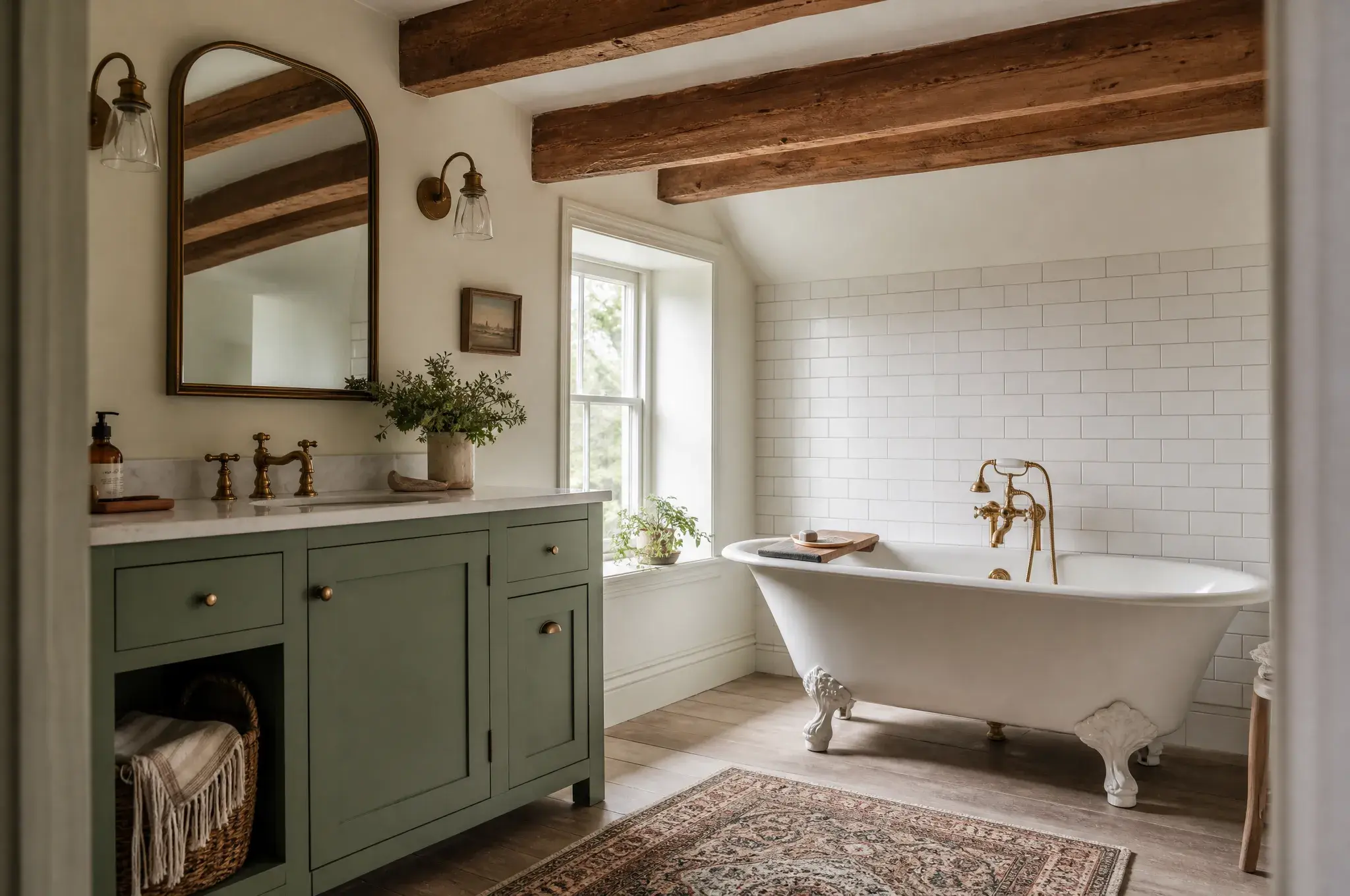 Badkamer in stijl Landelijk